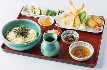 釜（ざる）ぶっかけ定食